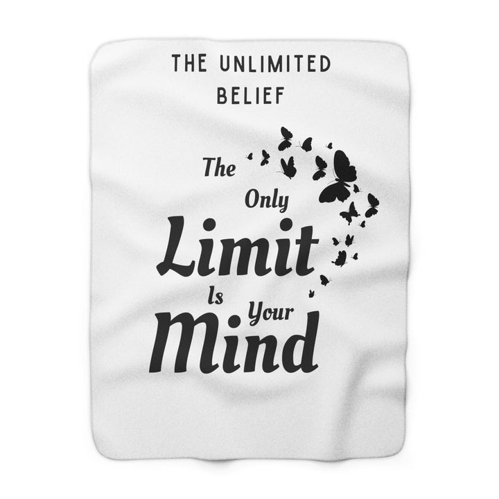 Unlimited Belief Cozy Fleece Blanket: Wrap Yourself in Comfort & Confidence